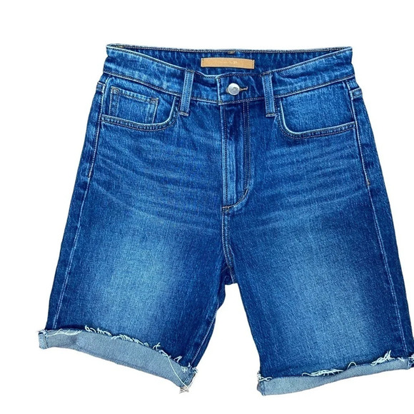 Joe's  Jean Raw Hem Bermuda Jean Short. Sz: 25 - Picture 1 of 6